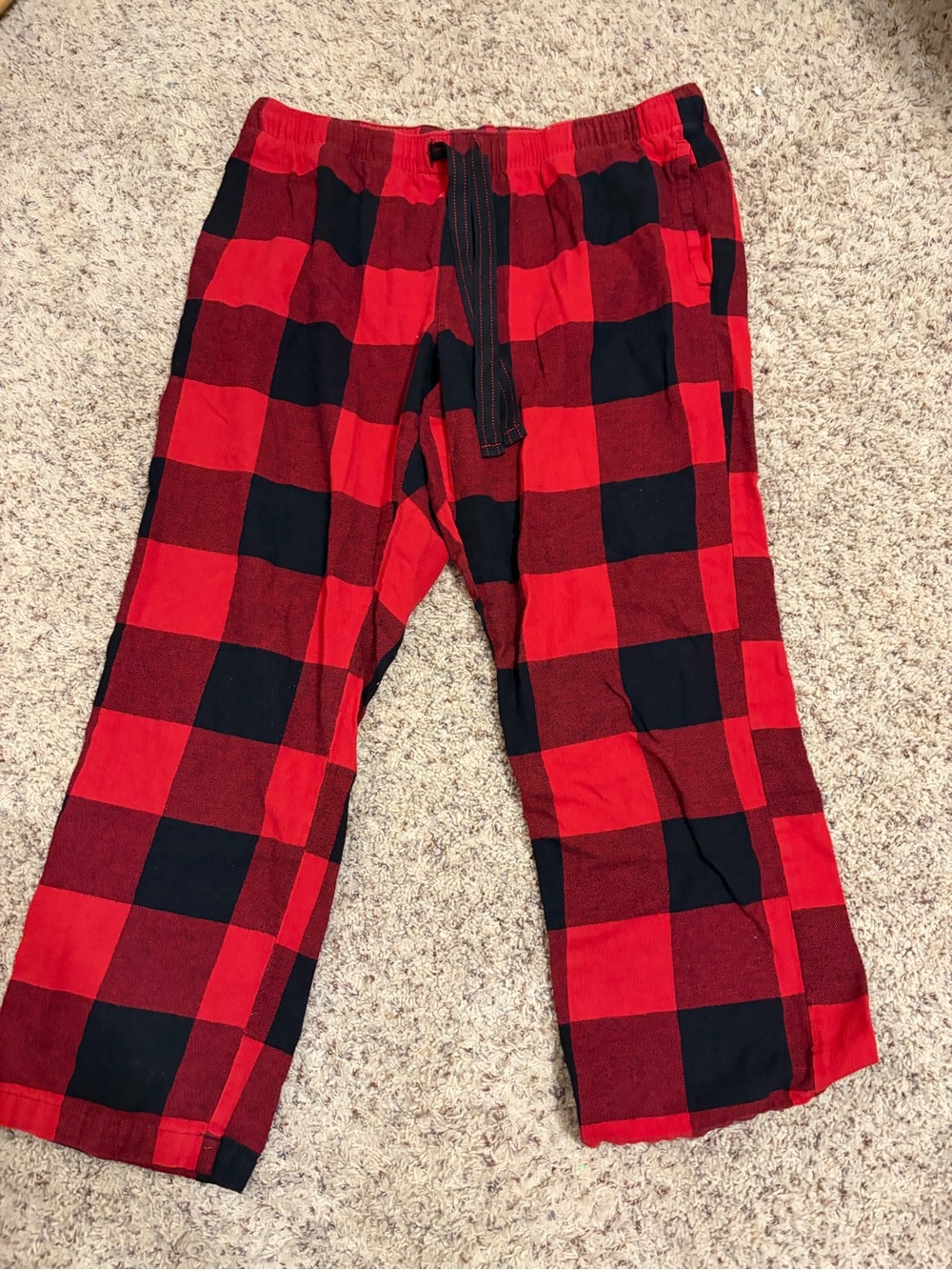 Old Navy Red and Black Buffalo Plaid Pajama Pants